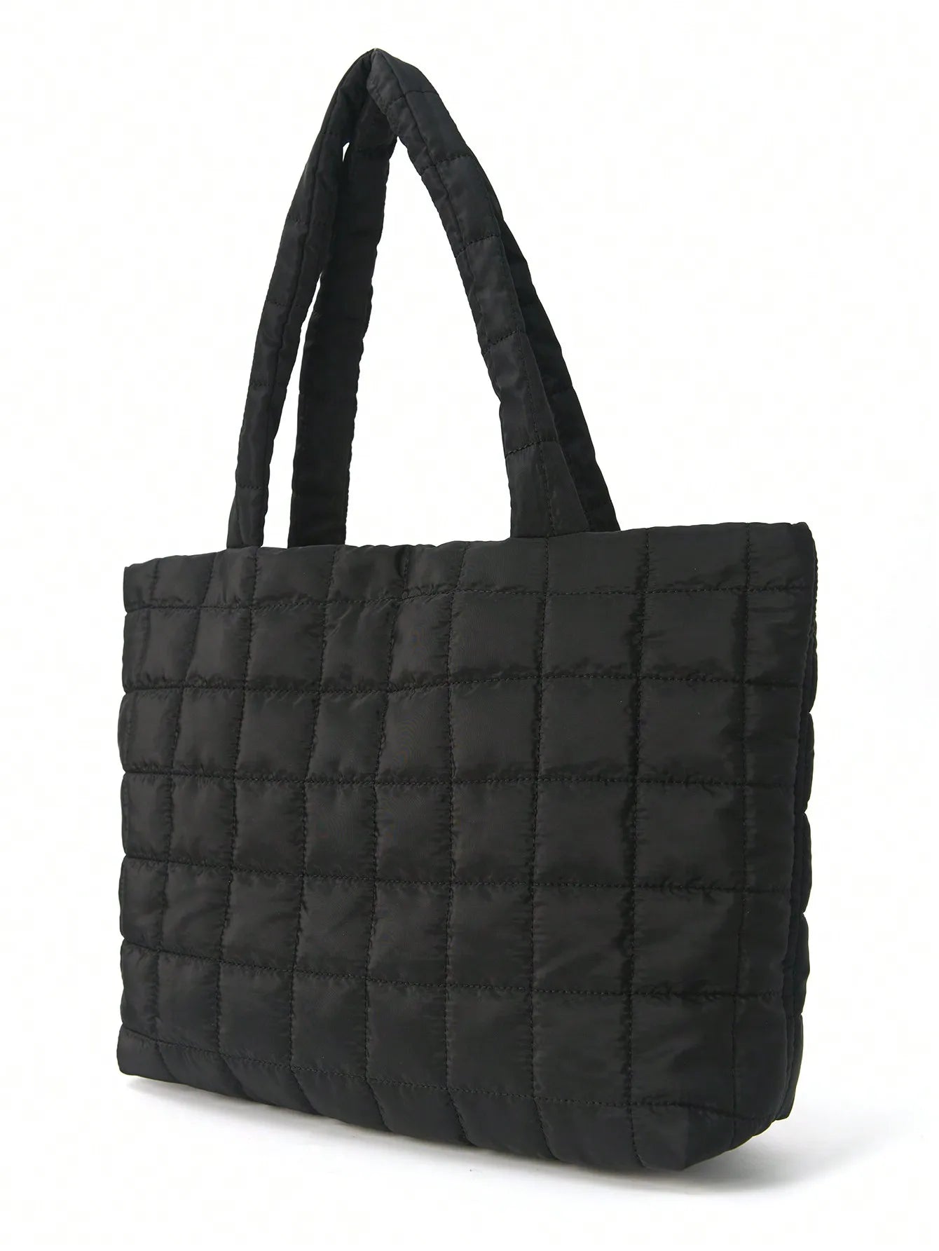 Trending Quilted Puffy Tote Bag