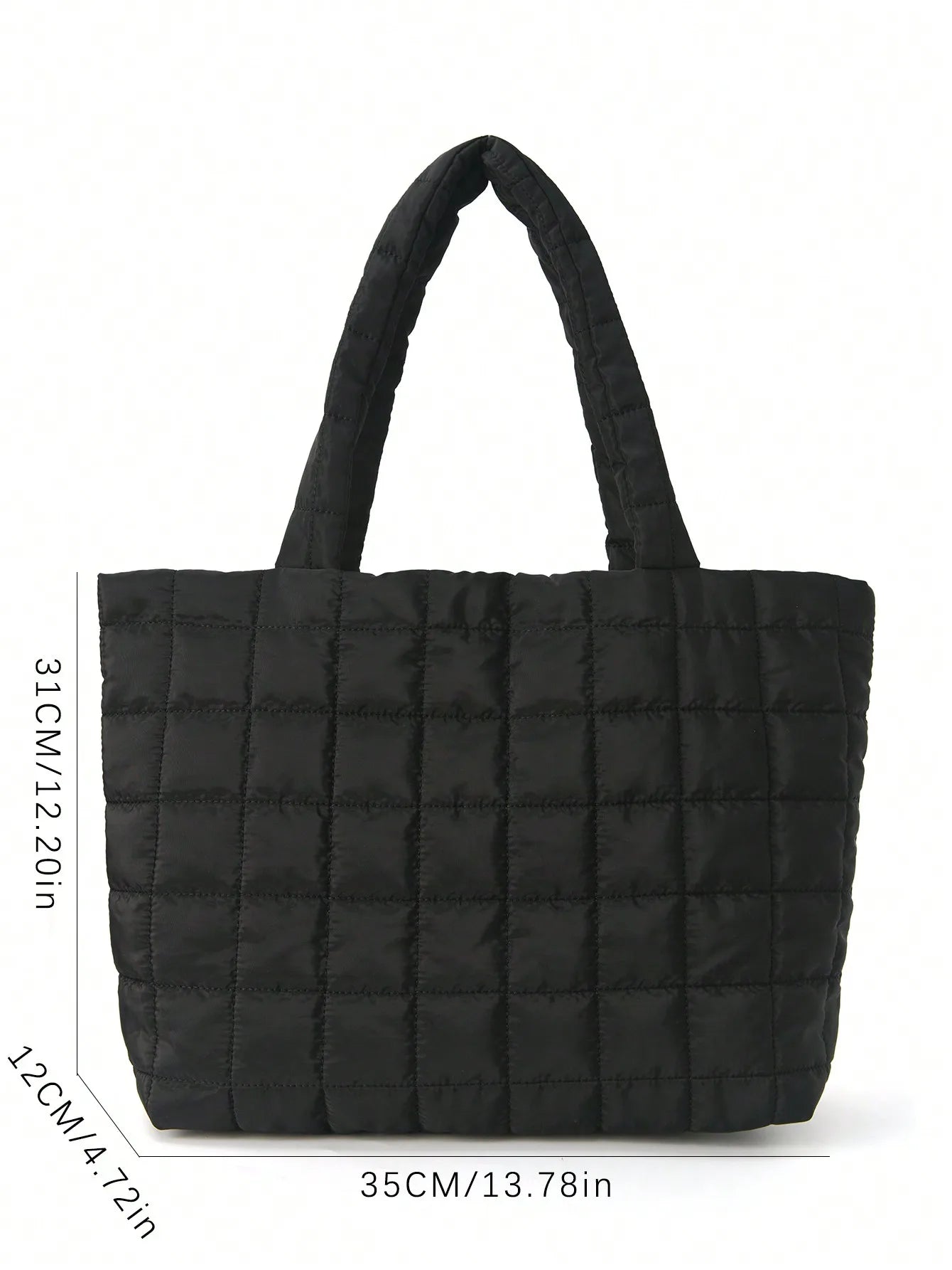 Trending Quilted Puffy Tote Bag